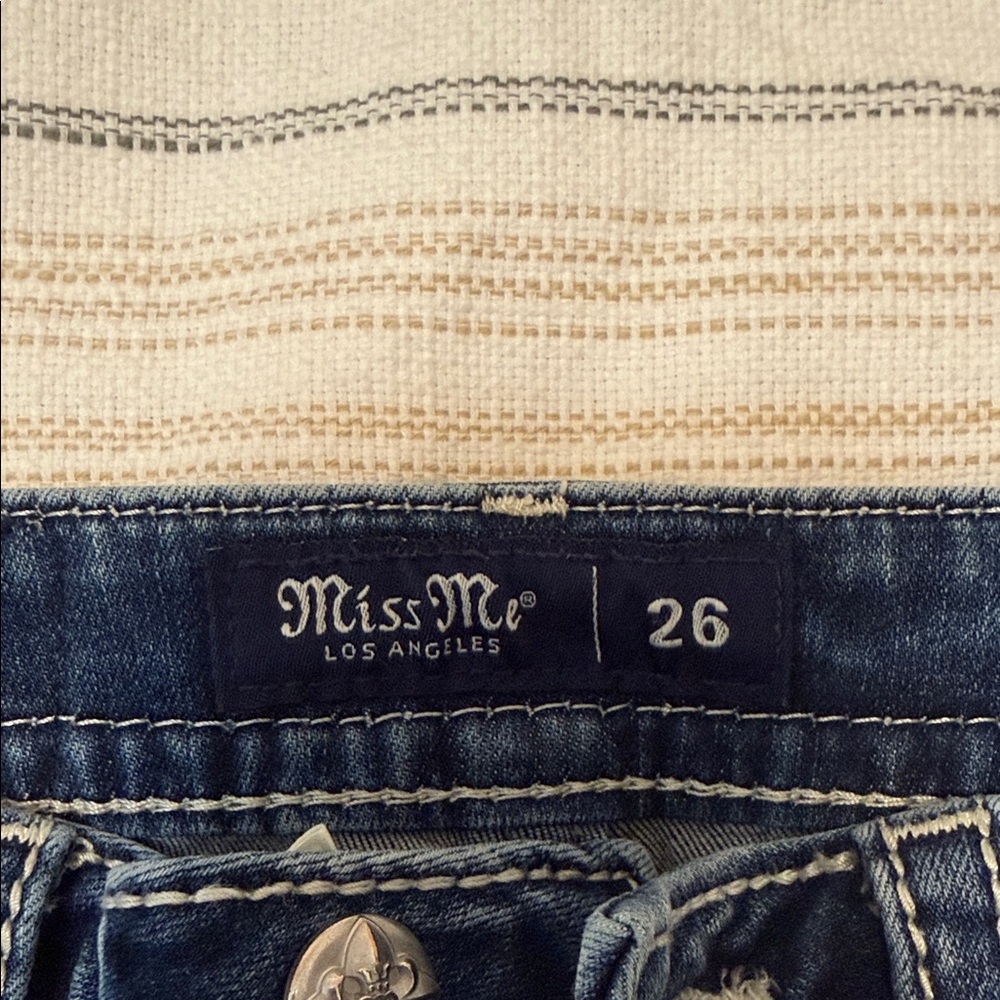 Miss Me Dark Blue Denim Jeans